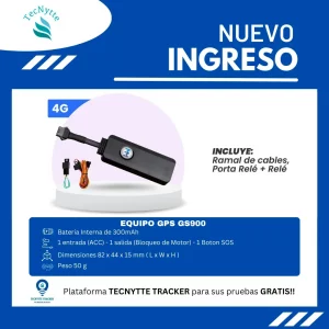 GPS SATELITAL 4G GS900