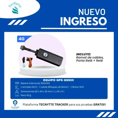 GPS SATELITAL 4G GS900